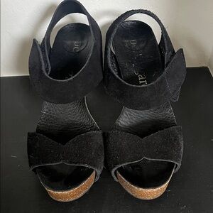 Black Peep Toe heels